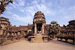 Front View d'Angkor Wat, Siem Reap, Cambodge