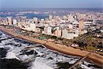 Golden Mile, Hôtels en bord de mer, Durban, KwaZulu Natal, Afrique du Sud