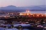 Mossel Bay Skyline au crépuscule, Western Cape, Afrique du Sud