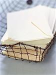 Envelopes in Wire Tray