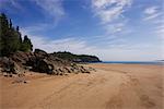 Neue River Beach, Bucht von Fundy, New Brunswick, Kanada