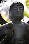 Statue de Bouddha dans le jardin de thé japonais à Golden Gate Park, San Francisco, Californie, USA