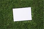 Blank Notebook on Grass