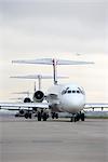 Airplanes on Taxiway, Hartsfield- Jackson International Airport, Atlanta, Georgia, USA