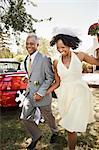 Couple Just Married, Niagara Falls, Ontario, Canada