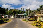 Village in Arutanga, Aitutaki, Cook Islands, South Pacific