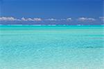 Vue d'ensemble du lagon, Bora Bora, Polynésie française