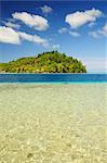 Overview of Bay, Huahine, French Polynesia