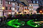 Petit Venice, Old Town of Colmar, Haut-Rhin, Alsace, France