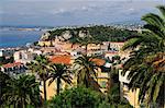 Overview of Nice, Cote d'Azur, Alpes-Maritimes, Provence-Alpes-Cote d'Azur, France
