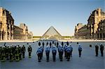 Anzeige im Louvre, Paris, Frankreich