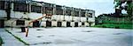 Abandoned Basketball Court and Stadium, Havana, Cuba