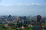 Vue d'ensemble de la ville, Santiago, Chili