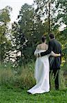 Bridal Couple at a Lake - Idyll - Harmony - Wedding