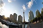 Toronto Harbourfront at Dusk, Ontario, Canada