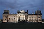 Reichstag at Night, Berlin, Germany