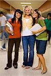 Three female High School Students.