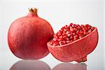 Pomegranate and a half.