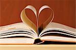 Book With Pages Shaped Like Heart