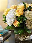 Floral Arrangement on Coffee Table