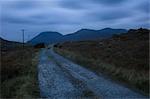 Road at Night, Connemara, County Galway, Ireland