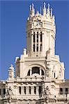 Communications Palace, la place Plaza de Cibeles, Madrid,