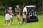 Gruppe von Menschen, die gerne Golf, Burlington, Ontario, Kanada