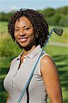 Portrait of Golfer, Burlington, Ontario, Canada