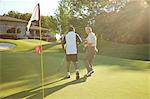 Hommes, jouer au golf, Burlington, Ontario, Canada