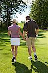 Couple Golfing, Burlington, Ontario, Canada