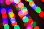 Trouble des lumières de Noël dans la ville bavaroise sur le thème de Leavenworth, Washington, USA
