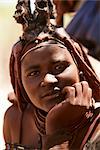 Portrait de femme Himba, Opuwo, Namibie