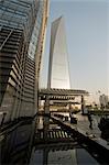 Jin Mao Tower on the Left, Shanghai World Financial Center on the Right, Shanghai, China