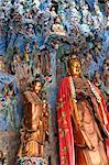 Statuen am Pekinger Tianning-Tempels, Changzhou, China