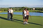 People on Golf Course, Burlington, Ontario, Canada