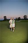 Couple on Golf Course, Burlington, Ontario, Canada