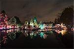 Festival der Lichter, VanDusen Botanical Garden, Vancouver, British Columbia, Kanada