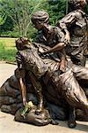 Guerre du Vietnam Memorial, Washington D.C., États-Unis d'Amérique, l'Amérique du Nord