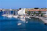 Port und Yacht Hafen, Mahon, Menorca, Balearen, Spanien, Mediterranean, Europa