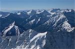 Chaîne de montagnes Karakoram et le massif de l'Hindu Kush, dans la région du Nord, Pakistan, Asie