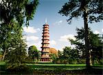 The pagoda, Kew Gardens, UNESCO World Heritage Site, Greater London, England, United Kingdom, Europe