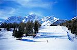Civetto station de ski dans le Dolomites, Haut-Adige, Italie, Europe