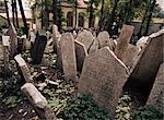 Vieux cimetière juif, Prague, République tchèque, Europe