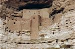 Montezuma Castle, die Datierung von 1100-1400 n. Chr. in Kalkstein Felsen, Sinagua, Arizona, Vereinigte Staaten von Amerika, Nordamerika