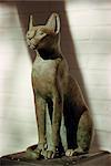 Bubastis (Bastat), the Goddess of Joy, in bronze, Cairo Museum, Cairo, Egypt, North Africa, Africa