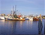 Fishing boats, Hyannis Port, Cape Cod, Massachusetts, New England, United States of America (USA), North America