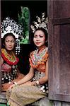 Ban women, cultural village, Sarawak, Malaysia, island of Borneo, Asia