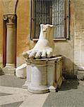 Statue of large foot, Capitol Hill, Rome, Lazio, Italy, Europe