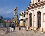 Tower of St. Francis of Assisi Convent church and Museo Romantico, in Trinidad, UNESCO World Heritage Site, Cuba, West Indies, Caribbean, Central America