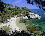 Typische Landschaft der Costa Brava in der Nähe von S' Agaro, Costa Brava, Katalonien (Cataluna), Spanien, Europa